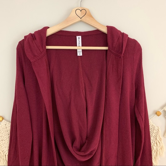 Athleta Harmony Wrap Hooded Cardigan - Picture 5 of 9